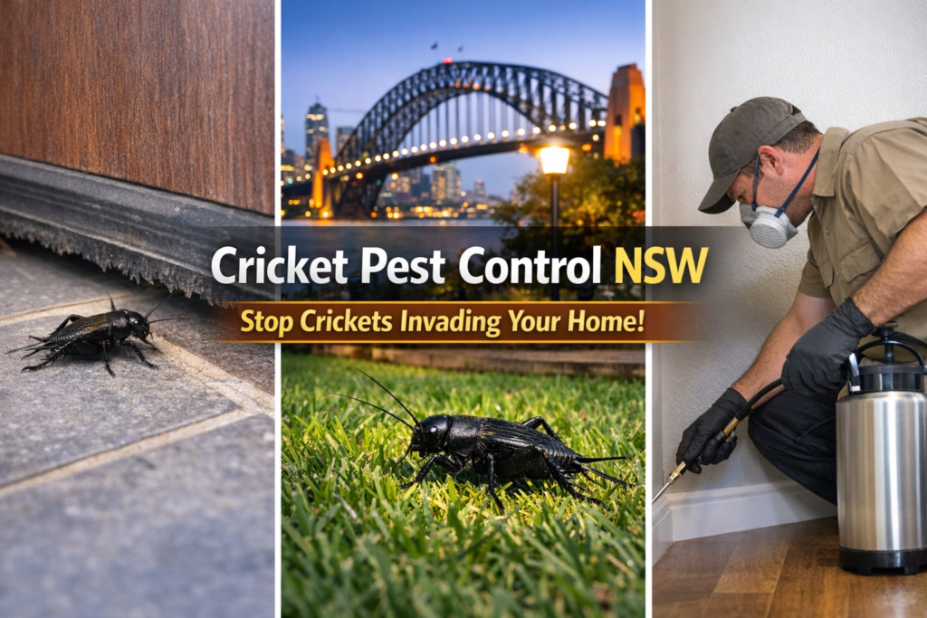 cricket pest control NSW residential homes
